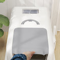 Load image into Gallery viewer, Stainless Steel Cat Litter Box with Removable Lid, Extra Large Litter Box with Scoop, Metal Litter Box for Small to Large Cats, Easy to Clean, White
