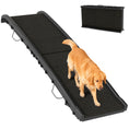 Load image into Gallery viewer, Folding Dog Ramp for Car, Truck, SUV, 61 Inches Portable Pet Ramp with Frosted Surface, Non Slip with Raised Side Rails
