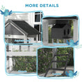 Load image into Gallery viewer, Wooden Bird Cage Budgie cage, Bird Aviary Outdoor Birdhouse for Finches, Parakeets - Grey
