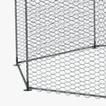 Load image into Gallery viewer, Large Chicken Coop Metal Chicken Run for Chickens with Waterproof and Anti-UV Cover, Polygon Shaped Walk in Fence Cage Hen House for Outdoor and Yard Farm Use, 1" Dia, 17.1' x 15.7' x 9'
