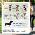 Load image into Gallery viewer, Dog Pram Dog Stroller 3 in 1 Pet Pushchair Detachable Design with Universal Wheels, Brake for Small Miniature Dogs - Black
