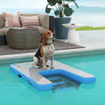 Load image into Gallery viewer, Dog Water Ramp Floating Water Ladder Step for Swimming Pets Up to 286 lbs, Non-Slip Dog Boat Ramp for Pool, Lake, Boat, Dock

