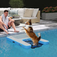 Load image into Gallery viewer, Dog Water Ramp Floating Water Ladder Step for Swimming Pets Up to 286 lbs, Non-Slip Dog Boat Ramp for Pool, Lake, Boat, Dock
