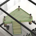 Load image into Gallery viewer, Turtle Tank, 28L Glass Turtle Aquarium with Basking Platform, Ramp, Easy Drainage, Strip Patch Thermometer, for Small Turtles, 45 x 25 x 29cm

