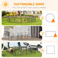Load image into Gallery viewer, Dog Pen, 16 Panels Puppy Pen 60cm High, Heavy Duty Pet Playpen Portable for Indoor Outdoor, for Dogs, Ducks
