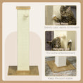 Load image into Gallery viewer, Cat Scratching Post 80cm Tall Cat Scratch Post with Hanging Ball Toy, Cat Scratcher Natural Sisal Rope
