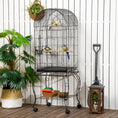 Load image into Gallery viewer, Bird Cage Budgie Cage Large Aviary for Parrot Finch Cockatiel with Stand, Shelf, Top Access
