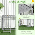 Load image into Gallery viewer, Chicken Activity Play with Swing Set, Wooden Chicken Coop Accessory with Multiple Chicken Perches & Hen Ladder for 3-4 Chickens, Grey
