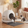 Load image into Gallery viewer, Automatic Litter Box, Self Cleaning Litter Box for Multiple Cats, 72L Extra Large, App Control, 2.4G Wifi, Odor & Noise Control, Safety Sensors, Deodorant Gel, Litter Mat, 1 Roll Garbage Bag
