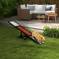 Load image into Gallery viewer, Wooden Pet Seesaw for Big Dogs, Agility Training Equipment for Dogs with Anti-Slip surface, 180 x 30 x 30cm - Black
