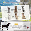 Load image into Gallery viewer, 2 in 1 Dog Bike Trailer Pet Stroller for Large Dogs with Hitch, Quick-release 20" Wheels, Pet Bicycle Cart Trolley Carrier for Travel, Red
