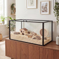 Load image into Gallery viewer, Large Acrylic Hamster Cage, Chewproof Guinea Pig Cage for Small Animal Pets, Transparent Mice and Gerbil Habitat with Openable Top, for Hedgehog, Dwarf Hamster, Rat, Mouse, 41.3" x 20" x 20"
