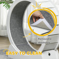 Load image into Gallery viewer, Cat Treadmill, Cat Exercise Wheel, 30 inch Kitten Running Wheel with Brake, Carpeted Runway for Exercise - White

