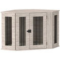 Load image into Gallery viewer, 2 in 1 Dog Crate Furniture, Side Table Dog Kennel with Cushion, Large Door, for Medium Dogs - Walnut Brown
