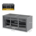 Load image into Gallery viewer, Wooden Hamster Cage, Small Animals Hutch with Tray, Openable Top, Exercise Run, Grey
