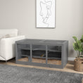 Load image into Gallery viewer, Wooden Hamster Cage, Small Animals Hutch with Tray, Openable Top, Exercise Run, Grey
