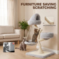 Load image into Gallery viewer, Modern Cat Tree Tower 115 cm Branch Design with Washable Beds, Cat Tower with Sisal Scratching Post, Holds 1 Cat up to 6kg
