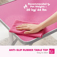 Charger l'image dans la visionneuse de la galerie, 32in Foldable Dog Grooming Table for Small Medium Dogs, Pet Grooming Table for Cats Puppies with Adjustable Arm, Noose and Non-Slip Surface, Pink
