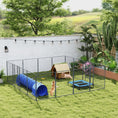 Load image into Gallery viewer, Dog Playpen, Wide 31.5"W Heavy-Duty Metal Puppy Play Pen, Pet Exercise Fences for Outside and Indoor, DIY Design with Door for Multiple Dogs, 16 Panels, 39"H

