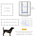 Load image into Gallery viewer, Dog Playpen, Wide 31.5"W Heavy-Duty Metal Puppy Play Pen, Pet Exercise Fences for Outside and Indoor, DIY Design with Door for Multiple Dogs, 16 Panels, 39"H
