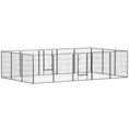 Load image into Gallery viewer, Dog Playpen, Wide 31.5"W Heavy-Duty Metal Puppy Play Pen, Pet Exercise Fences for Outside and Indoor, DIY Design with Door for Multiple Dogs, 16 Panels, 39"H

