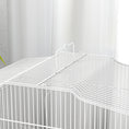 Load image into Gallery viewer, Bird Cage with Perches, Food Bowls, Swing, Parrot Cage for Budgie, Parakeet, Small Bird, 46.5 x 36 x 59cm, Blue
