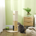 Load image into Gallery viewer, Cat Tree Scratching Post for Indoor Cats 79cm Jute Scratcher Climber w/ Carpet Base Dangling Toy Self Grooming Brush – Beige
