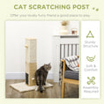 Load image into Gallery viewer, Cat Tree Scratching Post for Indoor Cats 79cm Jute Scratcher Climber w/ Carpet Base Dangling Toy Self Grooming Brush – Beige
