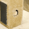 Load image into Gallery viewer, Cat Tree Scratching Post for Indoor Cats 79cm Jute Scratcher Climber w/ Carpet Base Dangling Toy Self Grooming Brush – Beige
