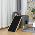 Load image into Gallery viewer, Dog Ramp for Bed Couch, Foldable Wooden Pet Ramp Height Adjustable 4 Levels, for Cats Large Dogs with Non Slip Carpeted Surface, Natural
