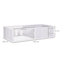 Load image into Gallery viewer, Whelping Box for Dogs, 2m x 1m Whelping Pen for Indoors, Pet Playpen with Three Doors, Two-Room Design
