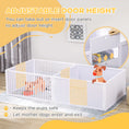 Load image into Gallery viewer, Whelping Box for Dogs, 2m x 1m Whelping Pen for Indoors, Pet Playpen with Three Doors, Two-Room Design
