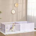 Load image into Gallery viewer, Whelping Box for Dogs, 2m x 1m Whelping Pen for Indoors, Pet Playpen with Three Doors, Two-Room Design
