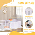 Load image into Gallery viewer, Whelping Box for Dogs, 20"H Puppy Whelping Box with Removable Doors, Dog Birth Supplies & Essentials for Indoor, 81" x 39" x 20", White
