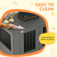 Load image into Gallery viewer, Dog Crate Furniture End Table, Pet Kennel for Medium Large Dogs with Magnetic Door Indoor Animal Cage, Grey, 95 x 55 x 75 cm
