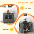 Load image into Gallery viewer, Dog Crate Furniture End Table, Pet Kennel for Medium Large Dogs with Magnetic Door Indoor Animal Cage, Grey, 95 x 55 x 75 cm
