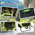 Load image into Gallery viewer, Dog Bike Trailer, 2 in 1 Dog Stroller for Large Dogs with Hitch, Quick-release 20" Wheels, Pet Bicycle Cart Trolley Carrier for Travel, Green
