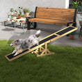 Load image into Gallery viewer, Wood Pet Seesaw Platform Dog Agility Training Equipment Run Game Toy Weather Resistant Pet Supplies Yellow
