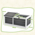 Load image into Gallery viewer, Wooden Tortoise House, Tortoise Table with Hide Shelter Run, Openable Top, Tray, Dark Grey
