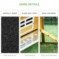 Load image into Gallery viewer, 79" Wooden Chicken Coop, Outdoor Hen House, Poultry Habitat with Removable Tray, Nesting Box, Run, Ramp
