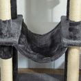 Charger l'image dans la visionneuse de la galerie, Cat Tree, 69" Cat Tower for Indoor Kittens, Multi-Level Tower with 2 Condos, Scratching Posts, 2 Hammocks, Perches, Pompoms for Multiple Kitties, Dark Grey
