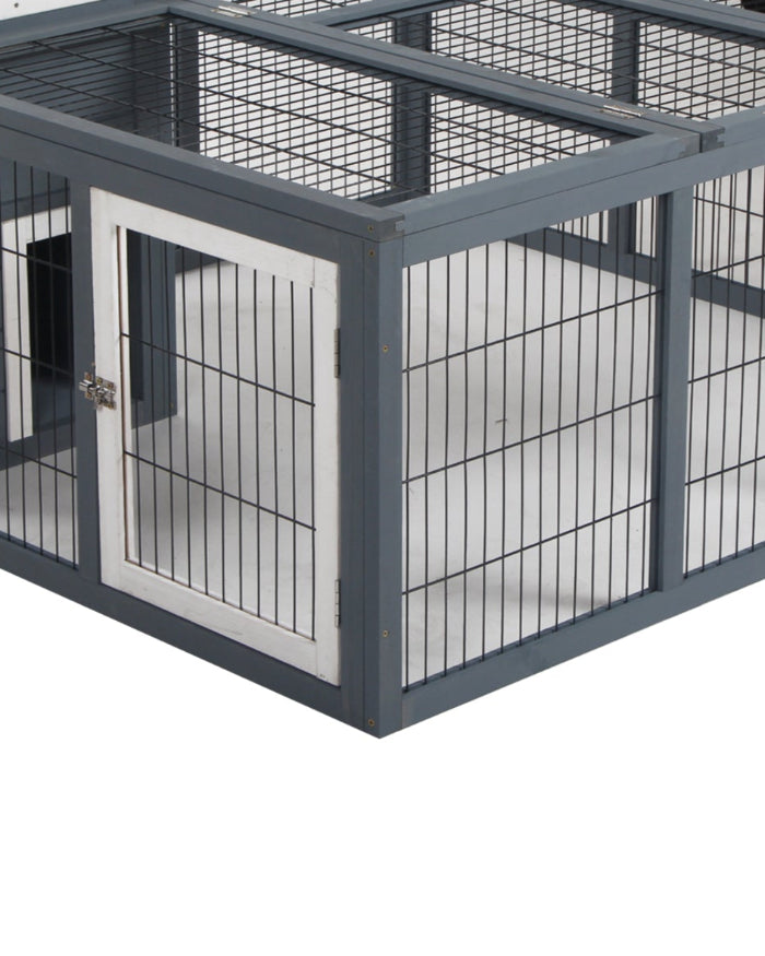 Rabbit hutch dual doors