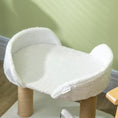 Load image into Gallery viewer, Cat Scratching Post Cat Tree Tower With Bed for Indoor Cats Scratcher Toy Balls 48 x 38 x 42cm - White
