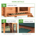 Load image into Gallery viewer, 69" Chicken Coop Wooden Hen House Rabbit Hutch Poultry Cage Pen Outdoor Backyard with Outdoor Run Nesting Box Removable Tray Waterproof Asphalt Roof Lockable Door Yellow
