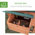 Load image into Gallery viewer, 69" Chicken Coop Wooden Hen House Rabbit Hutch Poultry Cage Pen Outdoor Backyard with Outdoor Run Nesting Box Removable Tray Waterproof Asphalt Roof Lockable Door Yellow
