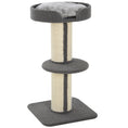 Load image into Gallery viewer, 36"H Large Cat Scratching Post for Indoor Cats, Bold Cat Tree Multi-Level Kitty Tower with Sisal Mat Scratch Rope, Cat Bed, Removable Cushion, Perch, Grey
