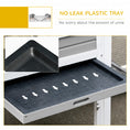 Load image into Gallery viewer, 102" 2 in 1 Wooden Rabbit Hutch Chicken Coop with Double Main House, Large Bunny House Pet Playpen Enclosure for Indoor Outdoor with Run Box, Slide-Out Tray, Ramp, for Small Animals, Grey
