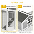 Load image into Gallery viewer, 102" 2 in 1 Wooden Rabbit Hutch Chicken Coop with Double Main House, Large Bunny House Pet Playpen Enclosure for Indoor Outdoor with Run Box, Slide-Out Tray, Ramp, for Small Animals, Grey
