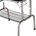 Charger l'image dans la visionneuse de la galerie, 36" Dog Grooming Table with Adjustable Grooming Arm, Foldable Pet Grooming Table for Dogs with Storage Shelf, Noose, Black
