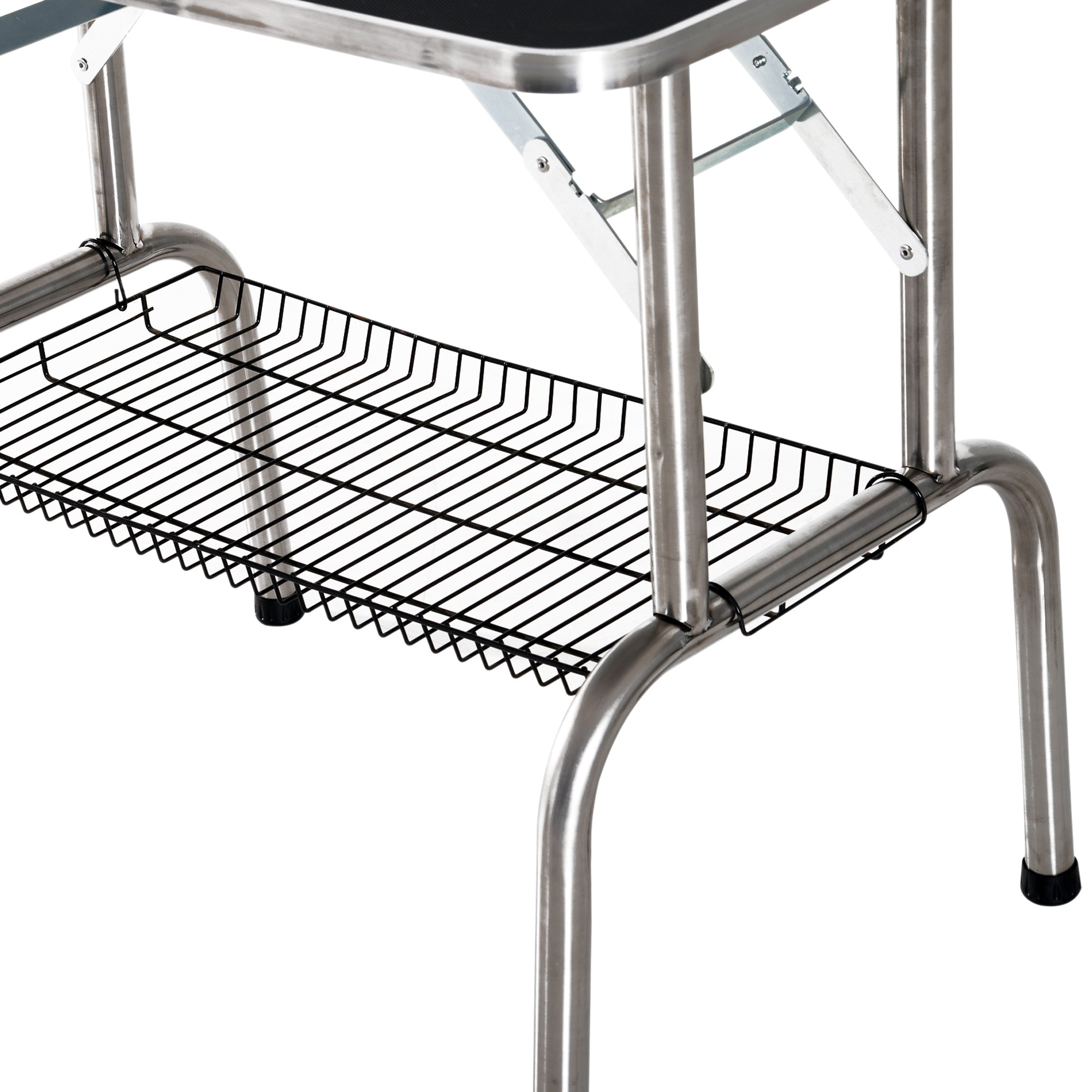 36" Dog Grooming Table with Adjustable Grooming Arm, Foldable Pet Grooming Table for Dogs with Storage Shelf, Noose, Black